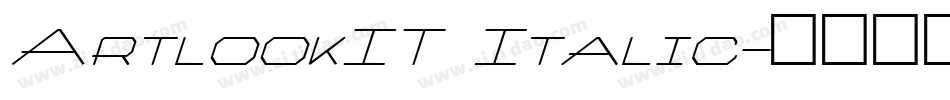 ArtlookIT Italic字体转换